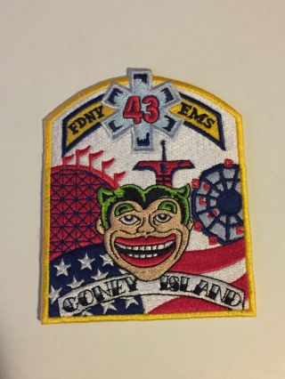 Fdny Ems Station 43 “coney Island” Patch.