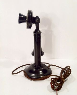 Vintage Western Electric Candlestick Telephone 250 W/ 20al Base