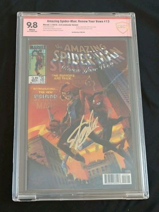Cbcs 9.  8 Spider - Man: Renew Your Vows 13 - Asm 252 Homage Signed Stan Lee