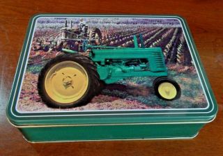 John Deere Pocket Watch & Knife In Collectible Tin
