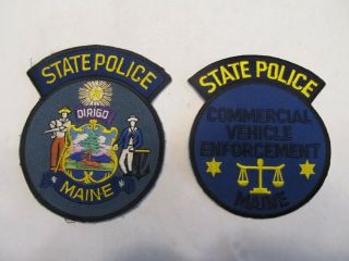 Maine State Police Patch & Commercial Vehicle Enforcement
