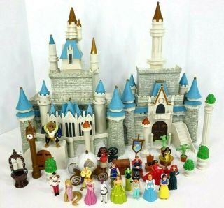Disney Cinderella Castle Play Set - Walt Disneyland World Playset Extra Princess