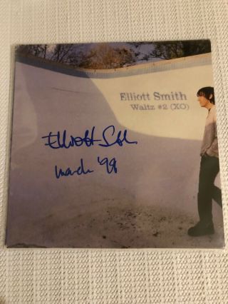 Elliott Smith - Waltz 2 (xo) 7” Vinyl Single - Signed By Elliott Smith In 1999.