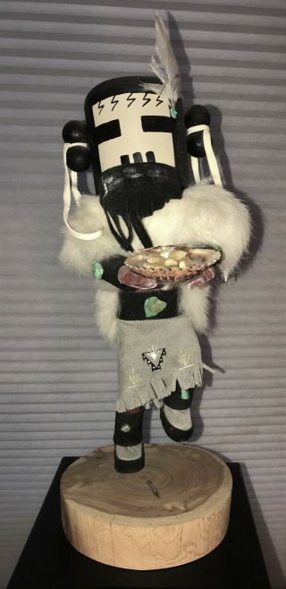 Vintage Corn Maiden Kachina Doll Signed By R.  Shorty 12 " Tall Ca.  Late 1960s