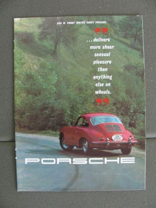 Porsche Type 356 B/1600,  B/1600s,  B/1600 S 90,  8 Page Sales Brochure