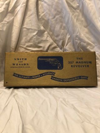 Vintage Smith & Wesson 357 Magnum 5 " Barrel Revolver Box Blue Finish Handgun