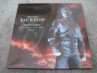 Michael Jackson History Past Present & Future Book 1 1995 3 X Vinyl & Book Nm