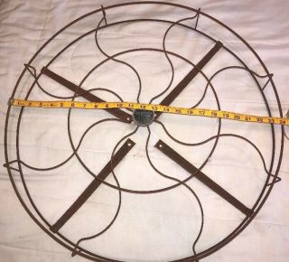 Emerson Fan Cage Rusty Built To Last Vintage 3.  5 " X 24 "