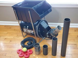 The Little Prince Vintage Tennis Ball Machine,  Remote,  3 Barrels,  Vsp Tip