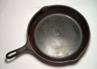 Wagner Ware Vintage Heavy Duty Large Cast Iron 11 3/4 Inch Skillet (10) Usa