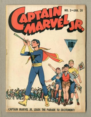 Captain Marvel Jr.  3 Gd,  2.  5 1943