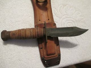 Authentic Ontario 1 - 86 Jet Pilots Survival Knife With Sheath