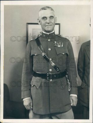 1925 Press Photo Us Army Major General Charles Summerall In Uniform 1920s