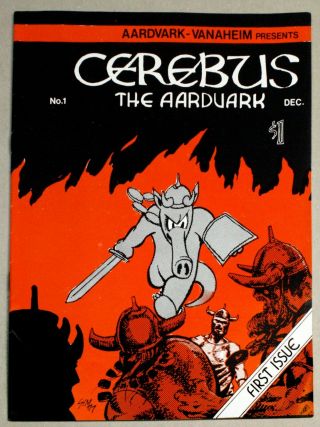 Underground Comic Book Comix - Cerebus The Aardvark 1 - Counterfeit Issue