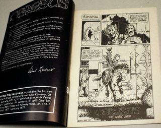 Underground Comic Book Comix - Cerebus The Aardvark 1 - Counterfeit Issue 3