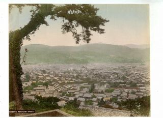 Ca 1880s - 1900 Unmounted Japan Nagasaki Photo Hand - Tinted Albumen Print My13