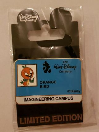Disney Orange Bird Wdi Badge Id Pin Le 200 Imagineering Campus