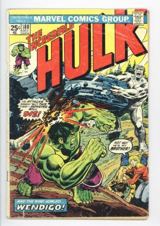 Incredible Hulk 180 And 182 Vol 1 Low Grade 1st App Wolverine Complete W/ Mvs