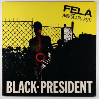 Fela Anikulapo Kuti - Black President Lp - Arista Uk Vg,
