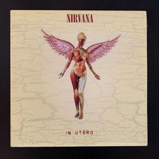 Nirvana - In Utero 2009 Vinyl Lp,  180gram Rti Pressing,  Org 033