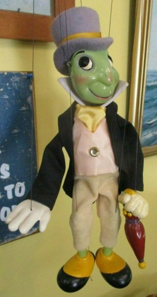 Jiminy Cricket Marionette By Bob Baker