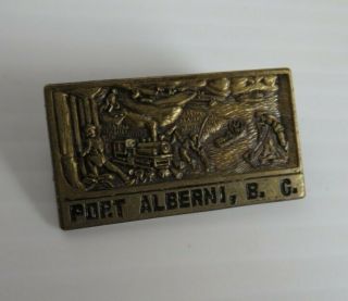 Vintage Port Alberni B.  C.  Railway Pin  (inv22910)