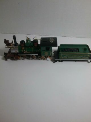 Thomas Kinkade ' s Christmas Express Train Locomotive and Coal Car 2