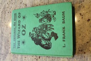 Vintage The Oz The Wizard Of Oz Hardcover Book By L.  Frank Baum 1903
