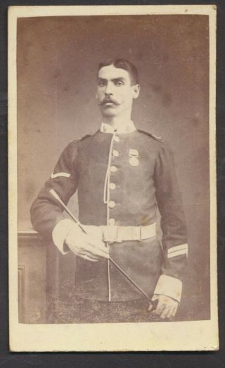 Cdv3616 Chinese Victorian Carte De Visite: Soldier With Medal,  Wing - Chong,  Hong