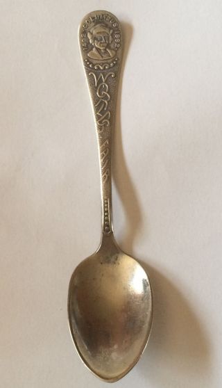 1893 Columbian Exposition Chicago Worlds Fair Sterling Silver Spoon Columbus