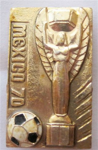 Fifa Soccer - Football World Cup Mexico 1970 Jules Rimet Trophy Pin