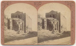 Syria Sv - Damascus Ruins - Edward L.  Wilson 1880s