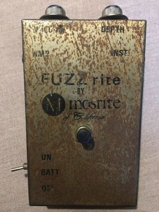 Fuzzrite By Mosrite Of California Vintage 1960’s Guitar Effects Pedal