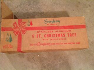Vintage Evergleam Stainless Aluminum Christmas Tree 6 