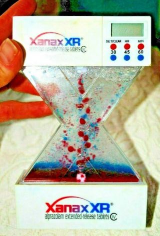 Xanax Xr Drug Rep Promo Water Fall Timer