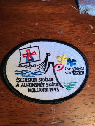 1995 Wsj World Scout Jamboree Iceland The Vikings Are Here
