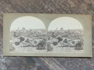 Francis Frith Stereoview Views Of The Holy Land Jerusalem 1850s