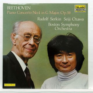 Telarc Dg - 10064 Serkin Ozawa - Beethoven Piano Concerto No.  4 Audiophile Lp