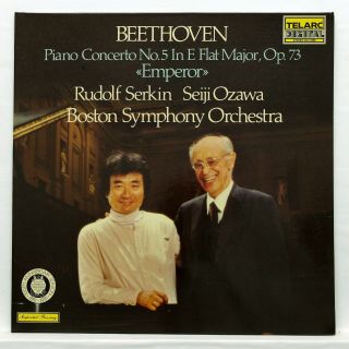 Telarc Dg - 10065 Serkin Ozawa - Beethoven Piano Concerto No.  5 Audiophile Lp