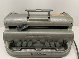 Vintage David Abraham Perkins Brailler Braille Typewriter Writer Howe Press