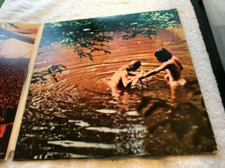 WOODSTOCK Soundtrack NM - 3 Record Set - LP Album - Cotillion 1970 Near 3