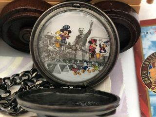 Walt Disney Limited Edition Fossil Pocket Watch Collector Series IV Walt ' s Train 2