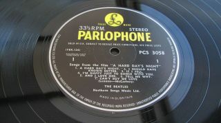 The Beatles A Hard Days Night 1964 Uk Lp 1st Stereo Stunning Audio