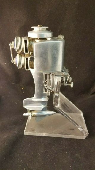 Vintage Aalyn K&b 2 Cylinder Sea Fury Model Toy Gas Outboard Motor