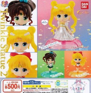 Sailor Moon Twinkle Statue 2 Serenity Venus Jupiter Set Of 3 Figures F/s Japan