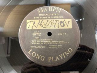 DONALD BYRD BLOWS ON BEACON HILL TRANSITION TRLP 17 MONO JAPAN Vinyl LP 3