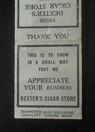 1930s Diamond Quality Dexter 