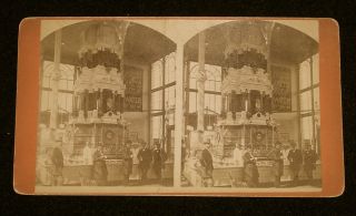 Centennial Exhibition 1876 Stereoview Soda Water Apparatus Photo Ad 19 - 37