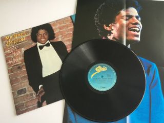Michael Jackson - Off The Wall.  Australian Lp In Gatefold Sleeve With Poster