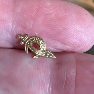 10 K Gold Shriner’s Lapel Pin Vintage